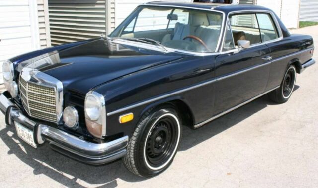 1973 Blue Mercedes-Benz 200-Series Coupe