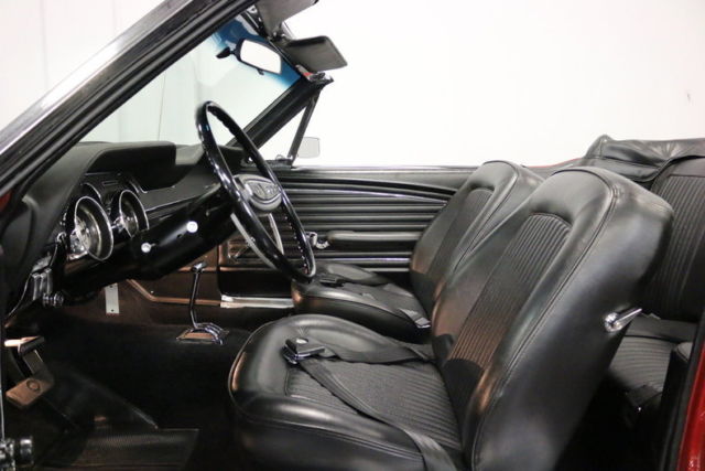 1968 Red Ford Mustang Convertible