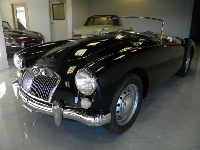1960 Black MG MGA Convertible