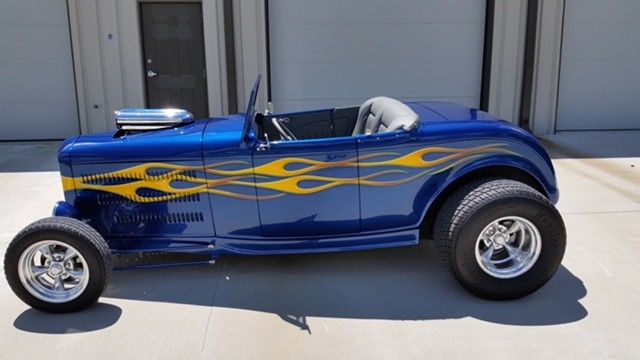 1932 Blue Ford Roadster Roadster
