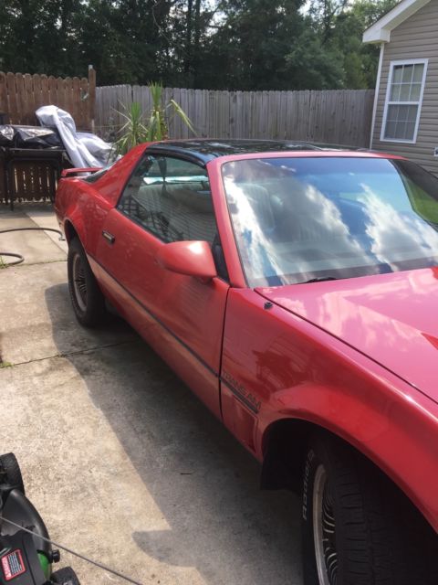 1984 Red Pontiac Trans Am Convertible