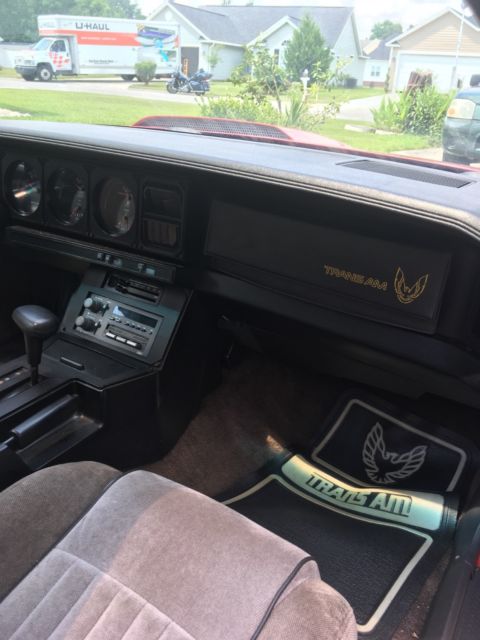 1984 Red Pontiac Trans Am Convertible