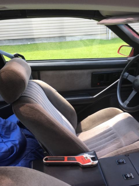 1984 Red Pontiac Trans Am Convertible