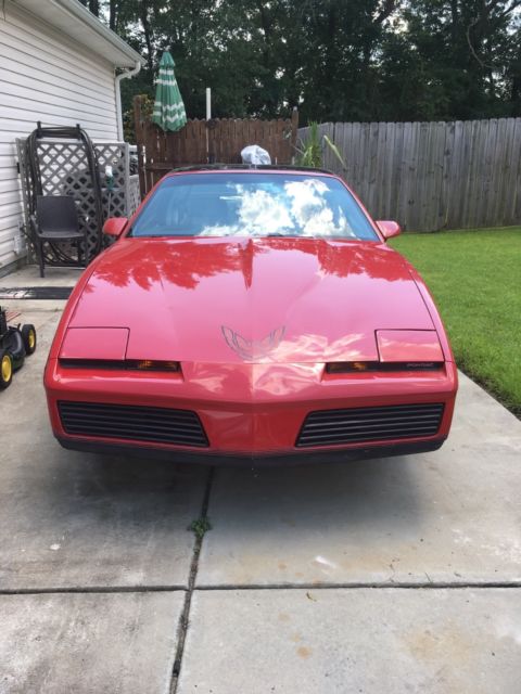 1984 Red Pontiac Trans Am Convertible