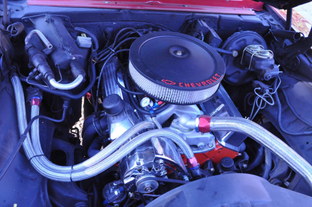 1969 Red Chevrolet Camaro Convertible