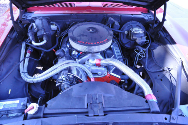1969 Red Chevrolet Camaro Convertible