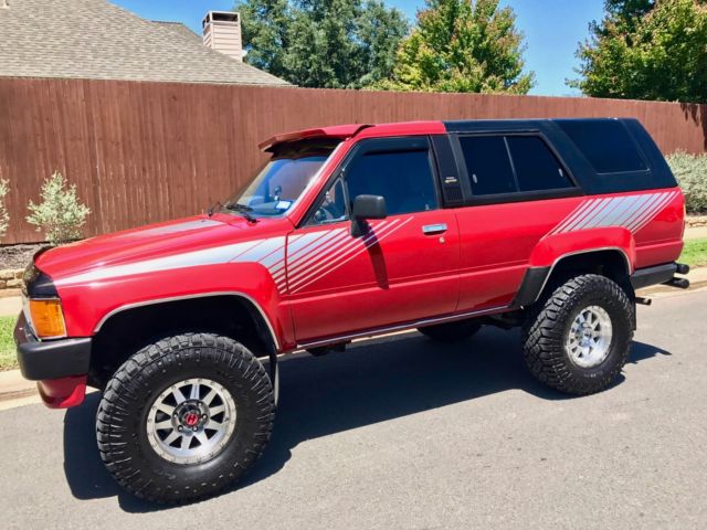1987 Red Toyota 4Runner SUV
