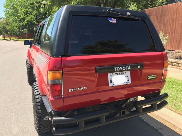 1987 Red Toyota 4Runner SUV