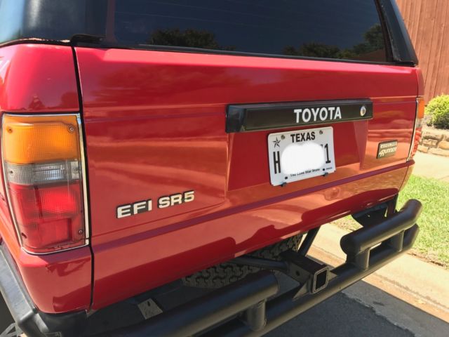 1987 Red Toyota 4Runner SUV