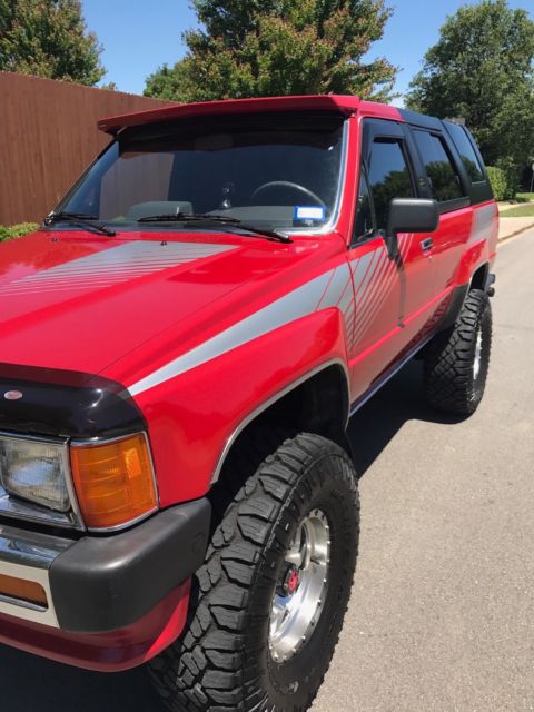 1987 Red Toyota 4Runner SUV