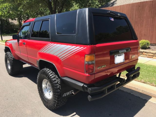 1987 Red Toyota 4Runner SUV