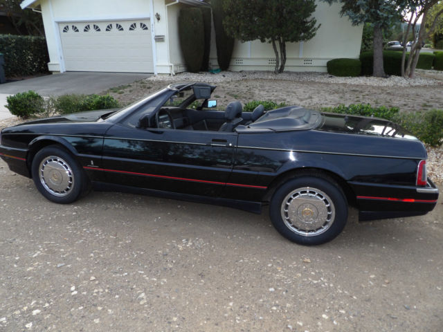 1989 Black Cadillac Allante Convertible