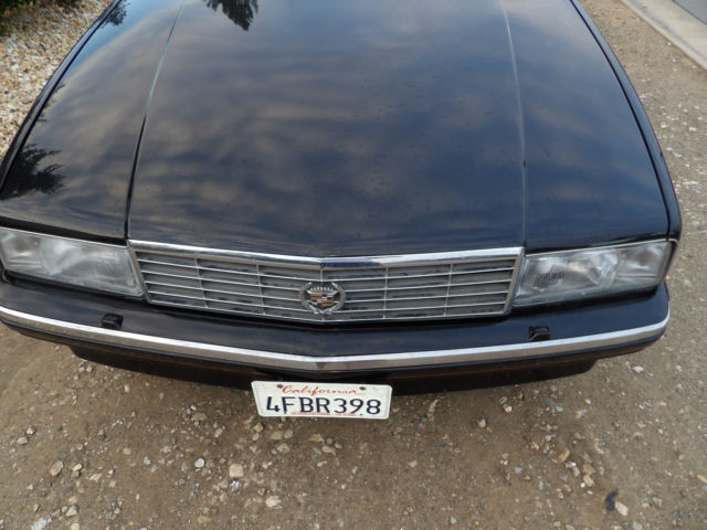 1989 Black Cadillac Allante Convertible