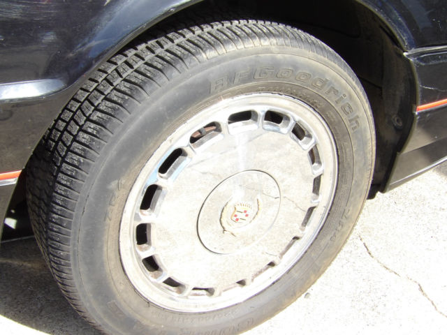 1989 Black Cadillac Allante Convertible