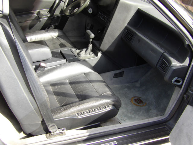 1989 Black Cadillac Allante Convertible