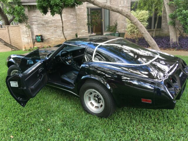 1978 BLACK Chevrolet Corvette T-TOP COUPE