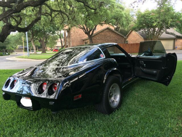 1978 BLACK Chevrolet Corvette T-TOP COUPE