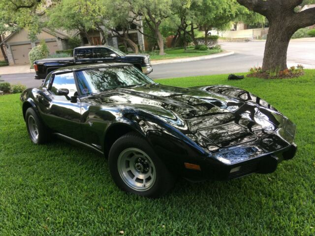1978 BLACK Chevrolet Corvette T-TOP COUPE