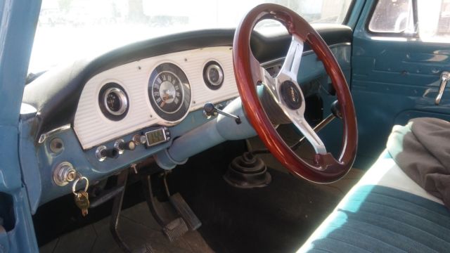 1965 Blue Ford F-100 Standard Cab Pickup