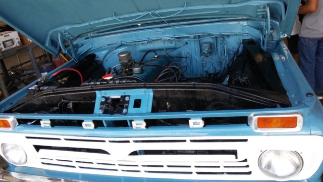 1965 Blue Ford F-100 Standard Cab Pickup