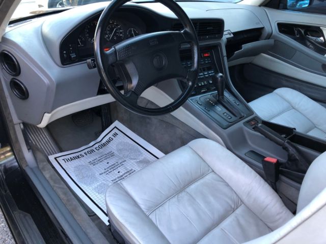1993 Black BMW 8-Series Coupe