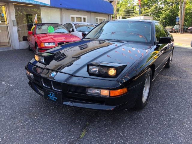1993 Black BMW 8-Series Coupe
