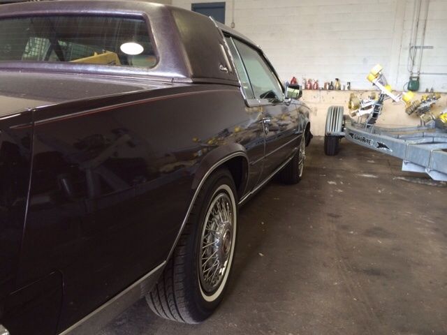 1985 Burgundy Cadillac Eldorado 2 dr.coupe