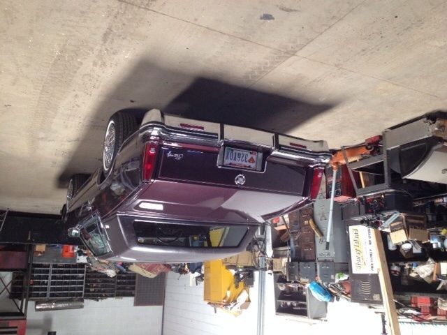 1985 Burgundy Cadillac Eldorado 2 dr.coupe