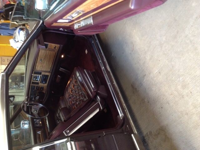 1985 Burgundy Cadillac Eldorado 2 dr.coupe