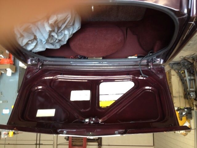 1985 Burgundy Cadillac Eldorado 2 dr.coupe