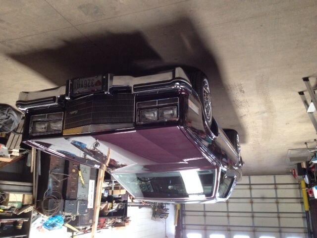 1985 Burgundy Cadillac Eldorado 2 dr.coupe