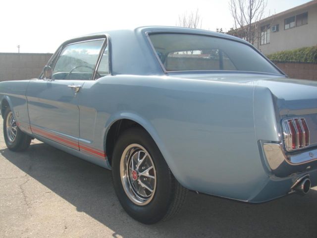 1965 Silver Blue Ford Mustang Coupe