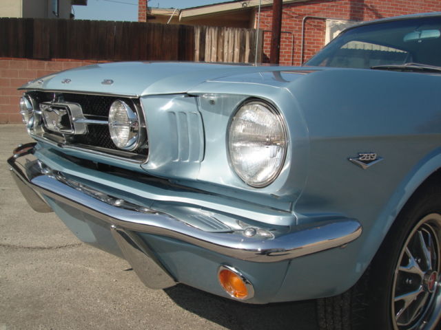 1965 Silver Blue Ford Mustang Coupe