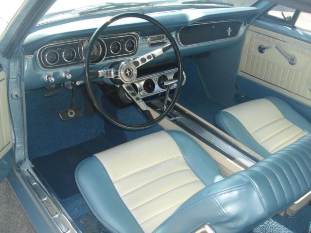 1965 Silver Blue Ford Mustang Coupe