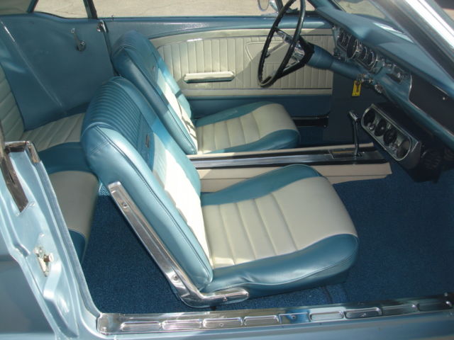 1965 Silver Blue Ford Mustang Coupe