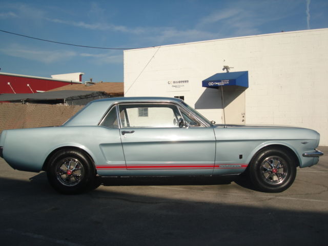 1965 Silver Blue Ford Mustang Coupe