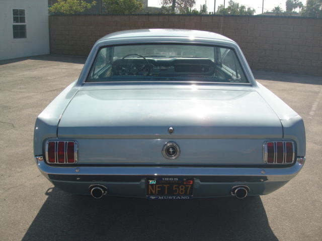 1965 Silver Blue Ford Mustang Coupe