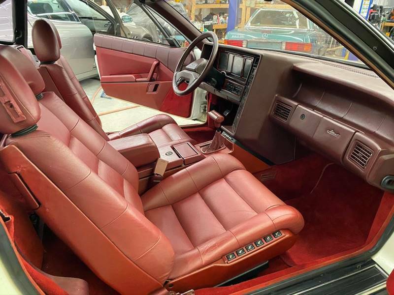 1988 White Cadillac Allante Convertible