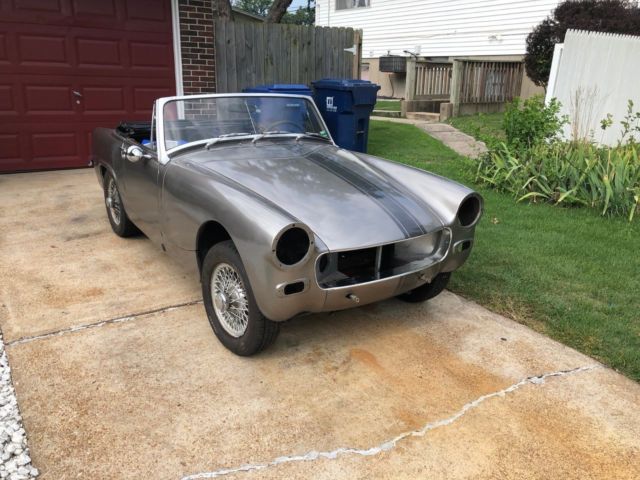 1971 Silver MG Midget Convertible