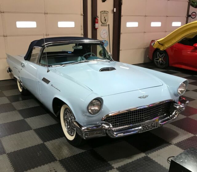 1957 Blue Ford Thunderbird