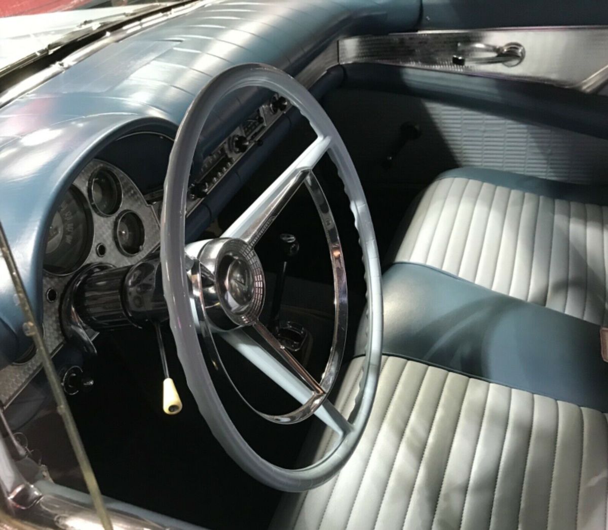 1957 Blue Ford Thunderbird