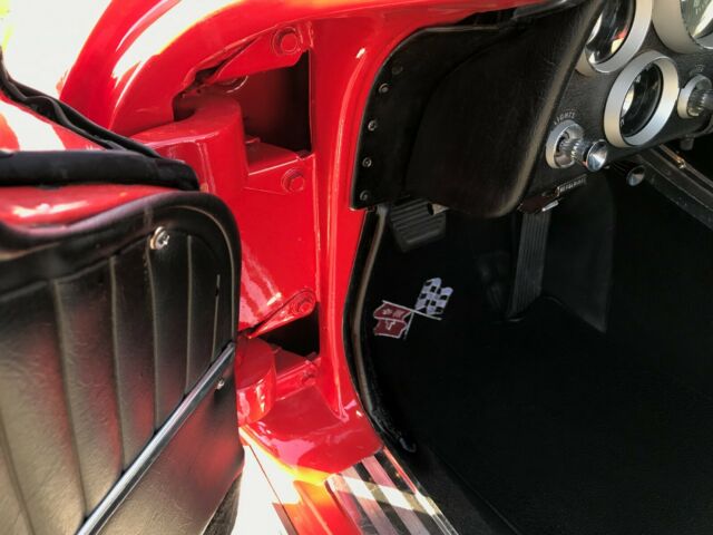 1963 Red Chevrolet Corvette Convertible