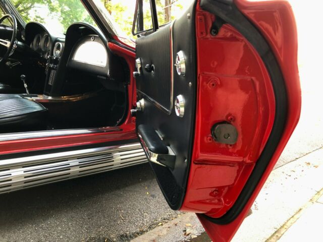 1963 Red Chevrolet Corvette Convertible