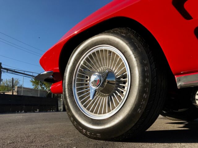 1963 Red Chevrolet Corvette Convertible