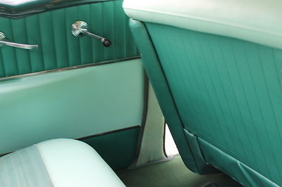 1956 Turquoise and White Chevrolet Bel Air/150/210