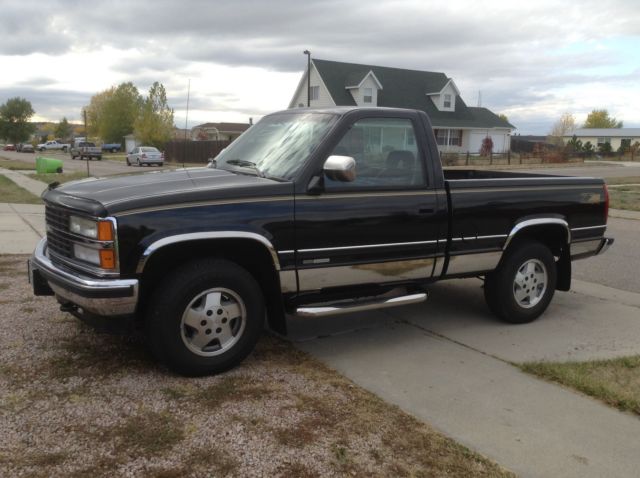 1994 Black Chevrolet Silverado 1500 Standard Cab Pickup