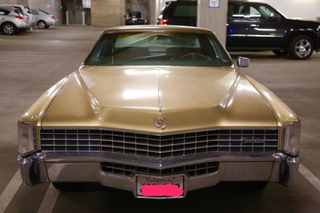 1968 Gold Cadillac Eldorado Coupe