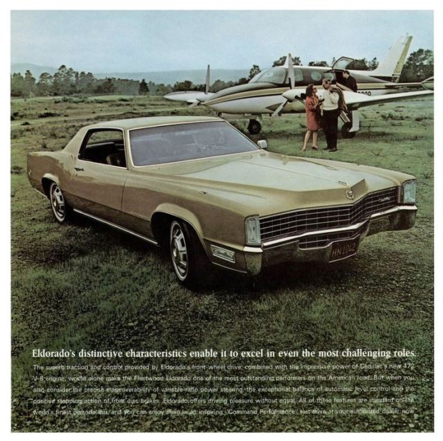 1968 Gold Cadillac Eldorado Coupe