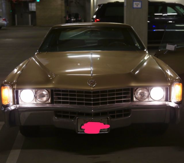 1968 Gold Cadillac Eldorado Coupe