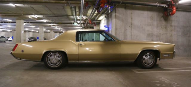 1968 Gold Cadillac Eldorado Coupe